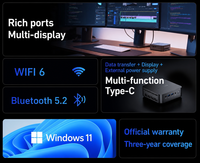 Nouvel ordinateur de bureau Lenovo ERAZER Mini PC D70 D80 Intel Core Windows 11, fourni directement par l'usine, pour les entreprises et les bureaux