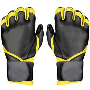 Gants de frappe de baseball en cuir véritable à manchette longue pour jeunes, enfants et hommes, avec logo personnalisé professionnel, pour baseball et softball - Product Image 2