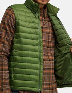 เสื้อกั๊กแบบ unisex สำหรับกิจกรรมกลางแจ้ง แบบไม่มีแขน บุใยสังเคราะห์ น้ำหนักเบา อุ่น กันลม เหมาะสำหรับฤดูหนาว สไตล์ลำลอง ขายส่งจากโรงงาน เสื้อกั๊กผู้ชาย - Product Image 4