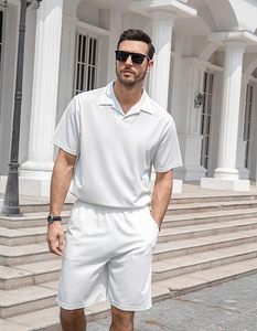 เสื้อยืดลายกราฟิกสำหรับผู้ชายชุดวอร์ม2ชิ้นเสื้อยืดโลกฤดูร้อนฤดูร้อน - Product Image 5