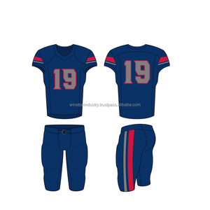 Maillot de football américain Broderie et numéro cousu et nom de joueur Maillots de football - Product Image 1