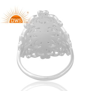 Anillo de boda de plata de ley con el mejor diseño, joyería personalizada para mujer, regalo para ella, fabricante de joyería personalizada - Product Image 2