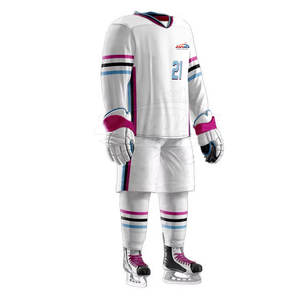 Uniforme de hockey sur glace fabriqué au Pakistan en gros, nouveau design, vêtements d'entraînement pour équipes sportives, uniforme entièrement personnalisé - Product Image 2