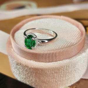 Handmade Vintage 925 Sterling Silver Lab Stone Emerald Cut Bezel Setting Gold Plated Engagement <b>Ring</b> for Women <b>Indian</b> Weddings - Product Image 1