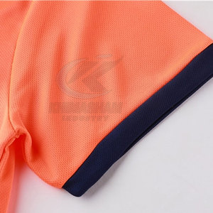 Customized Color High Quality Breathable Short Sleeve Summer Soccer Jersey 100% Polyester Team Wear - Product Image 3