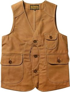 Gilet en toile denim imperméable et coupe-vent de haute qualité, design personnalisé, style moto paisley, plusieurs poches, saison printemps - Product Image 5