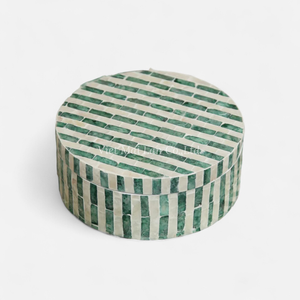 Caja Decorativa Hecha a Mano con Incrustaciones de Nácar, Organizador de Almacenamiento, Venta al Por Mayor OEM - Product Image 1