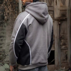 Sweat à capuche de conception unique hommes femmes Double tête aigle pull à capuche automne ample Couple veste chaude 100% coton 2 pièces - Product Image 5