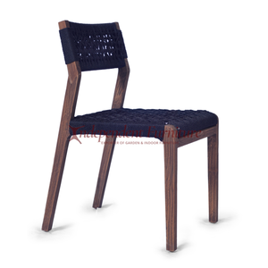Wholesale Vintage Grey Rattan Wooden <b>Dining</b> <b>Chair</b> Minimalist Design for Home <b>Dining</b> Room Hotel & Restaurant Use for Villa - Product Image 1