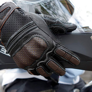 Guantes de carreras de alta calidad Guantes de cuero de motocicleta con pantalla táctil para deportes y carreras - Product Image 3
