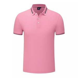 Camisetas de Polo de Golf para hombre de algodón 100%, cuello vuelto profesional con ribete de contraste, mangas cortas de alta calidad - Product Image 3