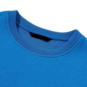 Conjunto de sudadera y Jogger de cuello redondo, chándal en blanco con logotipo personalizado, chándal de color sólido liso al por mayor - Product Image 2