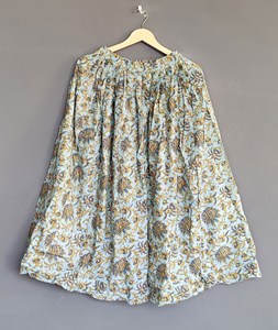 Jupe de fête longue de style vintage 100% coton faite à la main pour femmes Tennis décontracté grande taille respirant et naturel gratuit pour les femmes - Product Image 4