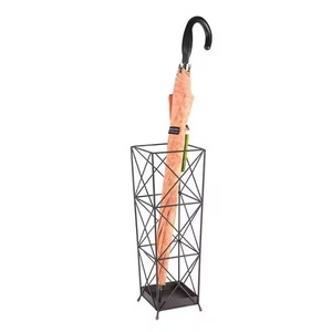 Modern <b>Indoor</b> Metal <b>Umbrella</b> Stand Tough Entryway or Reception Area Storage - Product Image 1