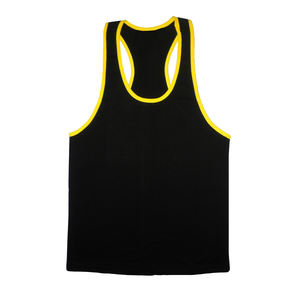 Custom <b>Men's</b> Gym Singlet Breathable Cotton Plus Size Tank Tops <b>Stringer</b> <b>Vest</b> for Bodybuilding Fitness Knitted Clothing - Product Image 1