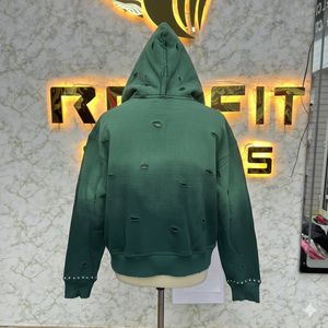 Sweat à capuche zippé de qualité professionnelle, très demandé, imprimé en relief, fabriqué en usine, prix bas, sweat à capuche pour hommes, sweat à capuche pour hommes - Product Image 3