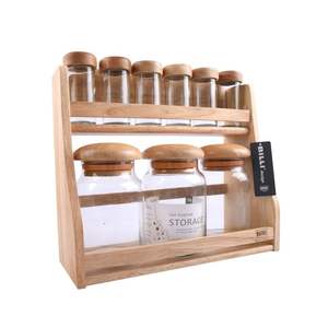 Étagère à épices en bois rustique |   Qualité supérieure |   Usine OEM et ODM - Product Image 2