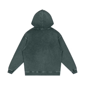 Sweat-shirts à capuche délavés à l'acide pour hommes, 100 % coton, écologiques, sur mesure, respirants, vêtements décontractés pour adultes, vente chaude - Product Image 2