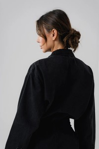 ชุดเดรสยีนส์สำหรับผู้หญิงชุดเดรสยีนส์สีทึบสำหรับ2025 - Product Image 6