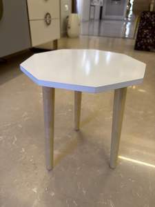 Carved Wood <b>Stool</b> Antique Finish Accent Table Wooden Furniture Flower Vase For Home Decoration - Product Image 2