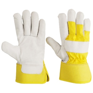 Gants de travail XL en nitrile pour hommes, en cuir extensible et résistant pour la construction utilitaire, la coupe du bois, le jardinage et la chasse. - Product Image 6