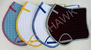 Almohadilla de silla de montar personalizada para equitación, de algodón, con forro de gofre, transpirable, se aceptan diseños acolchados personalizados. - Product Image 6