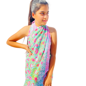 Fashionable Designer Style <b>Sarong</b> Beachwear Vacation Beach Coverup Long Flowy Summer Dress Vacation Beach Coverup at Best Price - Product Image 1