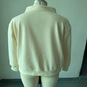 Sudadera con capucha y cremallera personalizada, sudadera con media cremallera en blanco, sudadera con cremallera de un cuarto, jersey con media cremallera a granel, talla personalizada para mujer - Product Image 4