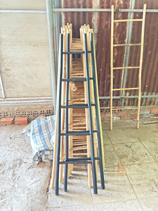 Durable Bamboo <b>Ladder</b>, 100% Natural Bamboo Modern <b>Towel</b> <b>Rack</b> Bamboo <b>Ladder</b> High Quality Step <b>Ladder</b> from Vietnam Stylish Design - Product Image 2