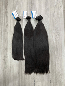 Offre du Black Friday 2025 : Lots de cheveux naturels en vrac, extensions de cheveux humains, cheveux raides naturels, tissage, livraison directe - Product Image 4