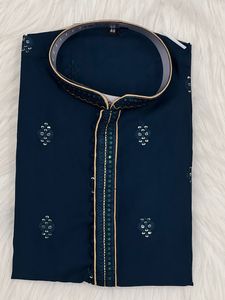 ชุดคอลเลกชั่นอินเดียผ้าคอตตอนหนาพร้อมงานปักลายสำหรับผู้ชายชุดเสื้อผ้าพื้นเมืองคุณภาพระดับพรีเมียมสไตล์แฟนซีล่าสุด - Product Image 6