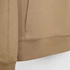 Sweats à capuche streetwear d'hiver pour hommes, logo personnalisé, 100 % coton molletonné, motif uni, séchage rapide, anti-plis, vente en gros - Product Image 5