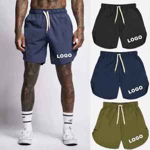 Custom Logo Men's Summer Quick Dry Beach Wear Swimming <b>Shorts</b> Swim Trunks for Men Mens <b>White</b> <b>Shorts</b> - Product Image 5
