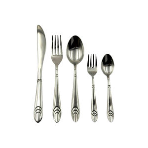 Modern Stainless Steel & <b>Wooden</b> Dining <b>Cutlery</b> Set High Mirror Polish Portable Lightweight for Home Wedding-Best Wholesale Price - Product Image 1
