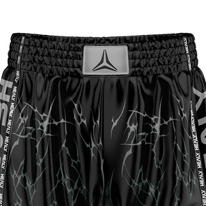 Pantalones Cortos de Artes Marciales Mixtas Healy, Sublimados, de Secado Rápido, de Poliéster, para Hombre, Deportivos, de Boxeo, Corte Regular, Cintura Elástica para Adultos - Product Image 3