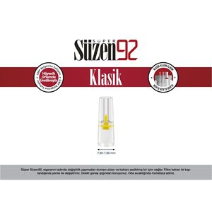 Filtre à embout de cigarette classique Szen92, lot de 300, avec étui de transport gratuit, plastique, diamètre 6 mm - Product Image 4