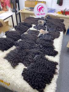 ช่อผมหยิกจากพม่าผม100% ยังไม่ผ่านการแปรรูปผมสำหรับสาวจากเวียดนาม - Product Image 4