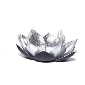 High Quality Two Tone Colors Lotus <b>Candle</b> Holder Metal <b>Candle</b> Holder <b>T</b> <b>Light</b> Holder Home Decoration Christmas Decoration - Product Image 3