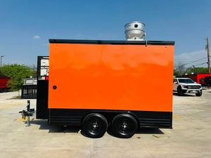 Fabrik preis Mobile Food Trailer für Hotdogs Ice Cream Snacks Chips-220v Street Food Truck - Product Image 4