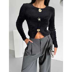 เสื้อสเวตเตอร์ขนฟูรูปปลาดาวสำหรับผู้หญิง คอลเลกชัน 1568 - Product Image 3