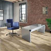 Chaise de bureau pivotante de luxe en aluminium de style aviateur rétro industriel avec couleur personnalisée pour la maison et le bureau