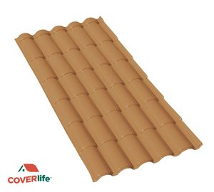 Design tradizionale Coppo mattone realizzato in italia tegole di plastica lenzuola casa materiali da costruzione - Product Image 1