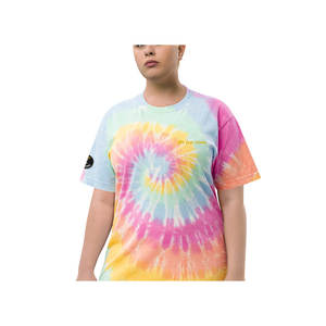 Shaka Wear T-shirt tie-dye surdimensionné lavé à l'acide Style vintage 220 grammes T-shirts sérigraphiés en soie T-shirt long longueur lourde - Product Image 2