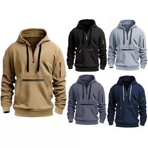 Wholesale Custom 100% Cotton Men's Long Sleeve Hoodie Eco-Friendly Fashion Sweatshirt with Hood for <b>Winter</b> - Product Image 6