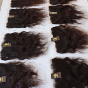 Peluca de cabello humano virgen indio, cabello Natural transparente con encaje Frontal, venta al por mayor - Product Image 3