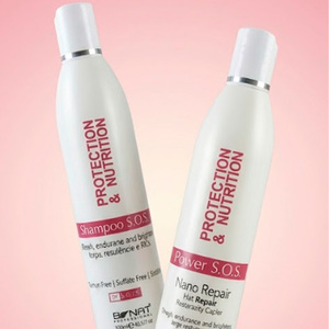 Champú Bionat S.O.S. 300ml Vegano, Suavizante y Refrescante con Menta, Sin Sulfatos/Parabenos/Siliconas, Fórmula Concentrada para Todo Tipo de Cabello - Product Image 4