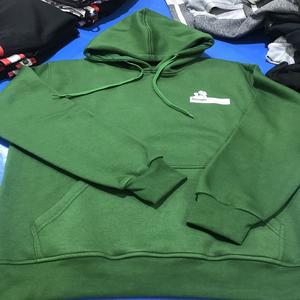 custom oem green <b>hoodie</b> manufacturer for <b>men</b> with customize logos - Product Image 2