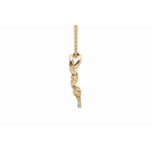 Pendentif élégant 0,275 Ct Diamant rond de laboratoire cultivé Or 9 KT 14 KT 18 KT Bijoux en gros Fournisseur OEM B2B Exportation - Product Image 2