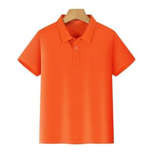 Verano Color sólido logotipo personalizado impresión niños Polo camisa transpirable suave niños puro algodón niños Polo camiseta para hombres - Product Image 6