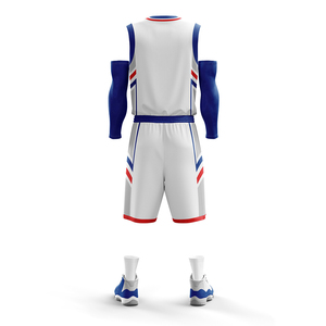 Uniformes de Baloncesto sin Mangas de Talla Grande, Transpirables, Diseño OEM Personalizado de Alta Calidad, Venta al Por Mayor con Logotipo, 100% Poliéster, Pakistán - Product Image 2